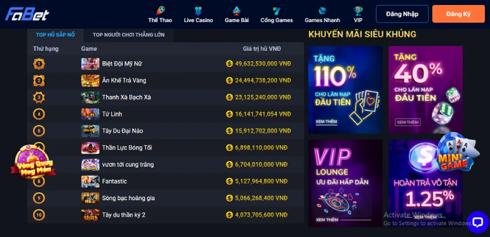 Ưu đãi đặc biệt dành cho thành viên VIP 188BET 250